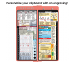 WhiteCoat Clipboard® Vertical - Coral Primary Care Edition